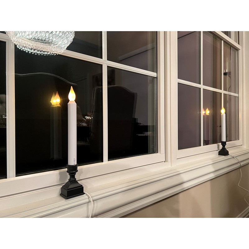 612 Vermont LED Electric Window Candles with Bright Hot Spot,