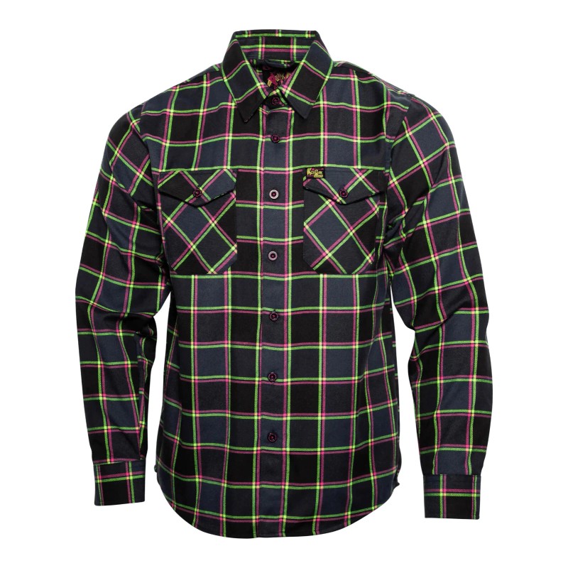 Dixxon Flannel x Punk Rock Museum Men's MEDIUM Collab Plaid