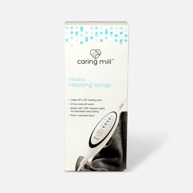 Cara Electric Heating Wrap with Removable Plug, Automatic Shut-Off, 24"