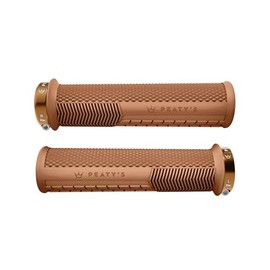 Peaty's Monarch Grips - Gum/Knurl/Thin - Race Control, Durable, Ergonomic Finger Bars, Comfort Thumb Pad, All Day Riding, All Weather & Terrain, MTB Enduro Downhill Ebike Mountain Bike
