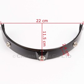 Adapter Flip Up Attachment for Snap Helmet Bubble Shield Visor (Smoke)