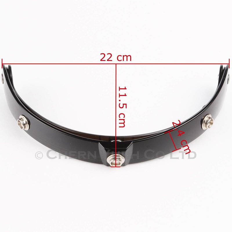 Adapter Flip Up Attachment for Snap Helmet Bubble Shield Visor