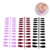 Minkissy 72pcs Pointed False Nails for Women Artificial Nail Tips