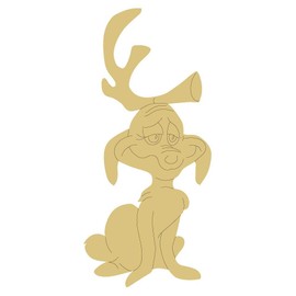 Max Design by Lines Cutout 1 Item Per Pack Christmas Decor Holiday Unfinished Wood MDF Shape Canvas Style 1 Art 1 (18")