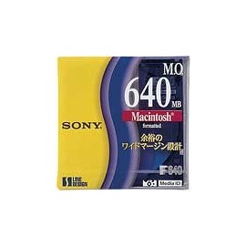 Sony EDM-640CMF 3.5 Type MO Media 640MB Compatible with Macintosh Single Item