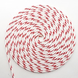 New England Ropes 40' of 1/4" (6mm) Sta-Set Red Fleck