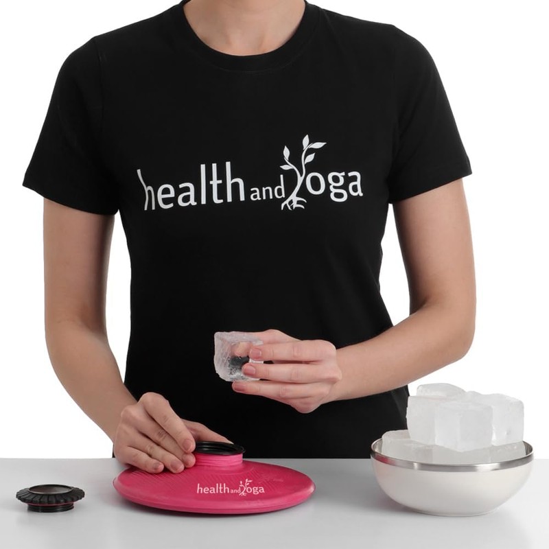 HealthAndYoga™ Vintage Style Rubber Cooling Ice Bag - First-Aid Device