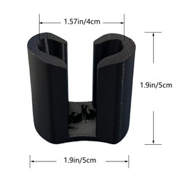 TEYOUYI Key Holder for Bronco Sport,Accessories for Ford Bronco Sport Fits in The Gap Between Cup Holders Vertical Key Holder Black