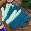 Patelai 2 Pairs Microfiber Gloves for plants Dusting Cleaning Glove