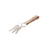 Gusti Aaron Leather Key Ring Beige Leather with Engraving My