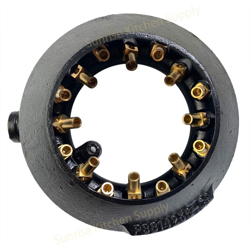 Sunrise Kitchen Supply 16 Tip Natural Gas Jet Burner with