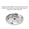 4pcs Coffee Filter Stainless Steel Reusable Filter Rust Resistant Effective