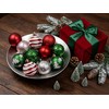 HipTree Shatterproof Red Green White Christmas Ornaments Tree Decorations