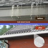 Gutter Valley Splash Guards, 15.7 x 3.5 Inch 4 Pack
