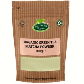 Organic Matcha Green Tea Powder 100g by Hatton Hill Organic