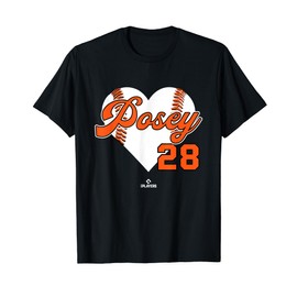Baseball Heart Buster Posey San Francisco MLBPA T-Shirt