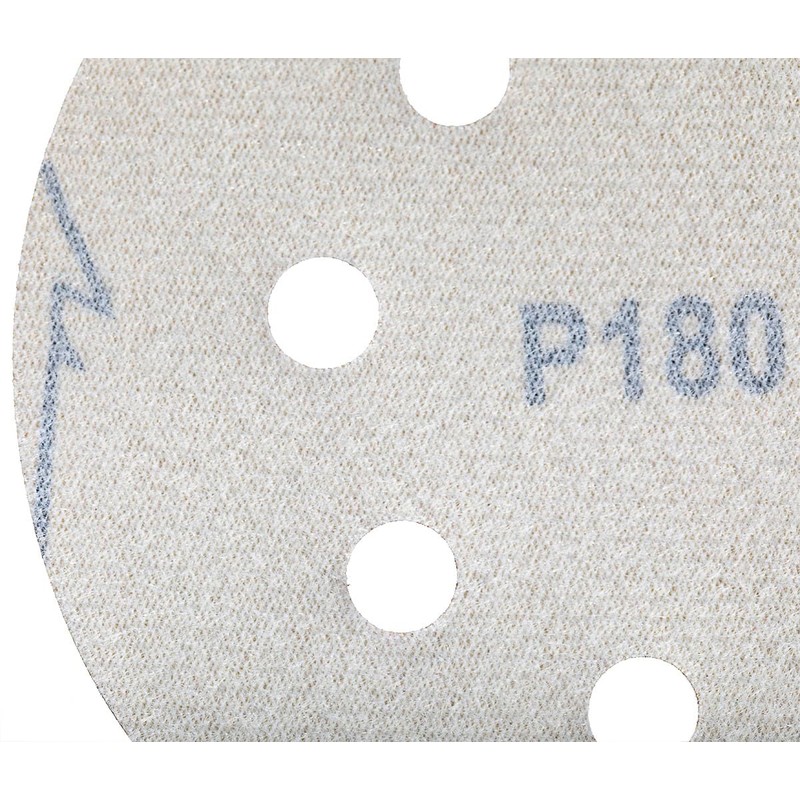 YoiYee 180 Grit Sanding Discs Pads, 8 Holes, 125mm/5-inch Hook