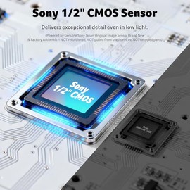 acer Cámara web 4K para PC/Mac con sensor Sony de 1/2 pulgadas, enfoque automático PDAF, 2 micrófonos de reducción de ruido, cubierta de privacidad, ligera, aleación de aluminio de enfriamiento rápido