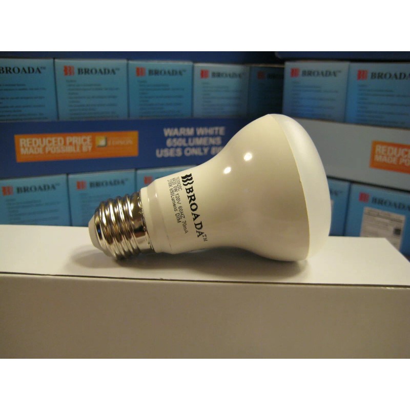 BROADA New 4 LED light Bulbs 8W Equivalent to 50W