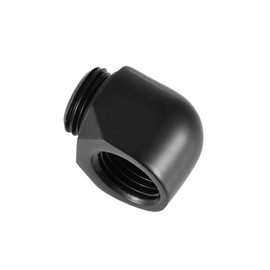 M ugast Pack of 2 90 Degree G1/4 Inch Thread Brass Elbow Connector Extender Adapter for Computer CPU Water Cooling System (Male to Female)