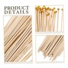 Kisangel Bamboo Flag Pole Set 100pcs Hand Held Flag Sticks