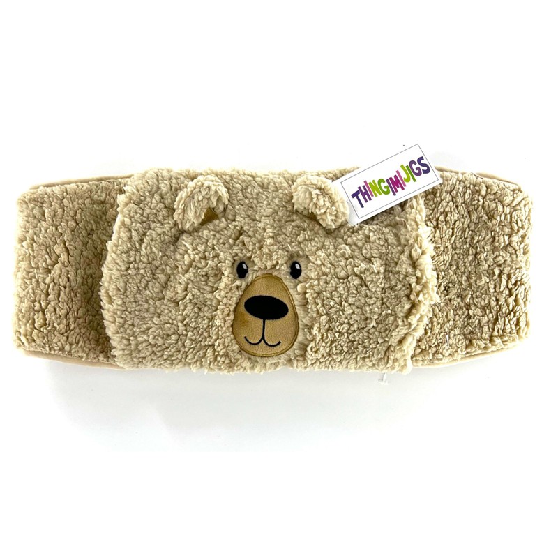 Fleece Waist Wrap Hot Water Bottle & Cover 1lt Brown