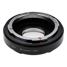 Fotodiox Pro Lens Mount Adapter, for Miranda (MIR) Lens to Canon EOS EF Mount DSLR Camera Body