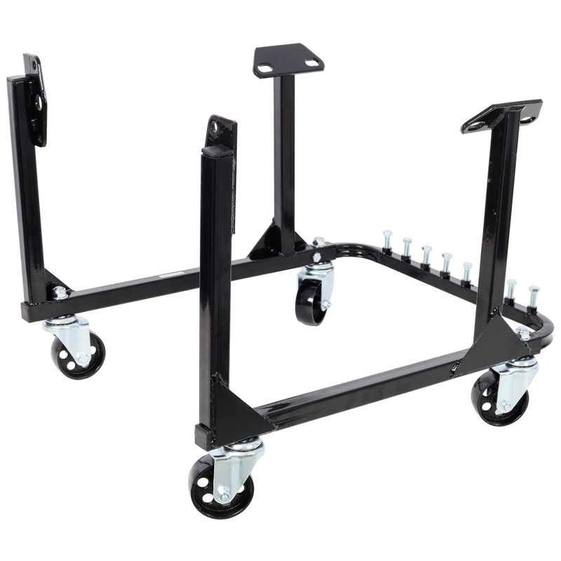 ROCKRAIN 750LBS Heavy-Duty Engine Cradle: Industrial Steel Motor Stand with