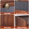 Cabilock Wooden Bread Box for Kitchen Storage - Double Layer