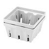 Gourmet Art 2-Piece Patriotic Melamine 5-inch Berry Basket, White