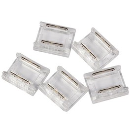 Lyyt | Solderless Single Colour COB LED Strip 10mm Connectors - 5 Pack | 10mm Tape to Tape