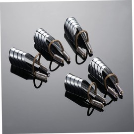 Healvian 15pcs Silver Foil Nail Forms Reusable Nail Art Extension Tools for French Manicure for Home and Salon Use