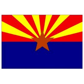 Arizona (USA State) Flag 5ft x 3ft by Klicnow