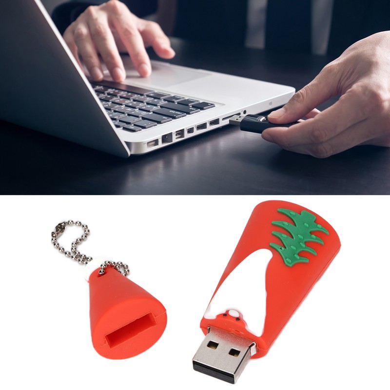 U Disk Durable Strong Compatibility Cute Santa Claus USB 2.0