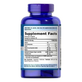 Colágeno Hidrolizado Puritan's Pride Con 180 Comprimidos Sabor S/n