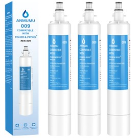 Anmumu 847200 Refrigerator Water Filters for Fisher & Paykel Refrigerators,NSF 42 Replacement forFisher & Paykel 847200,E522, E422, E402,3 Pack