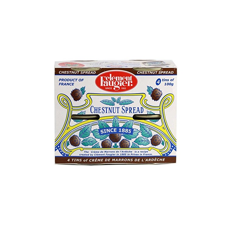 Clement Faugier - Gourmet Chestnut Spread from France, 4-PACK