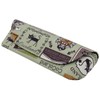 Pearl 092912 Glasses Case Semi Hard Case Magnetic Black Cat