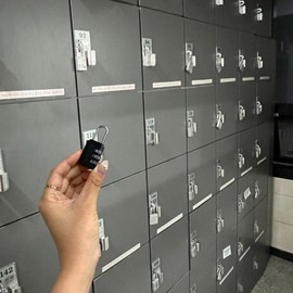 3-Digit Dial Combination Padlock (Small, Black) Padlock 3ea