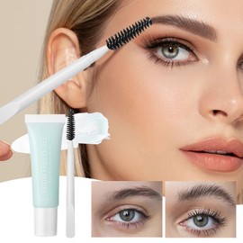 Makeup Brow Gel - Brow Styling Glue | 12Ml Long-Lasting Waterproof Natural Quick Dry Gel with Brush for Travel Women Daily Party Wedding Girls Festival Casual