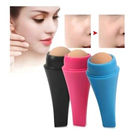 Rodillo Facial De Piedra Volcánica Absorbente De Grasa                                                                                                