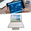 Tablet Cover Set with White Bluetooth Keyboard Protective Case Holder