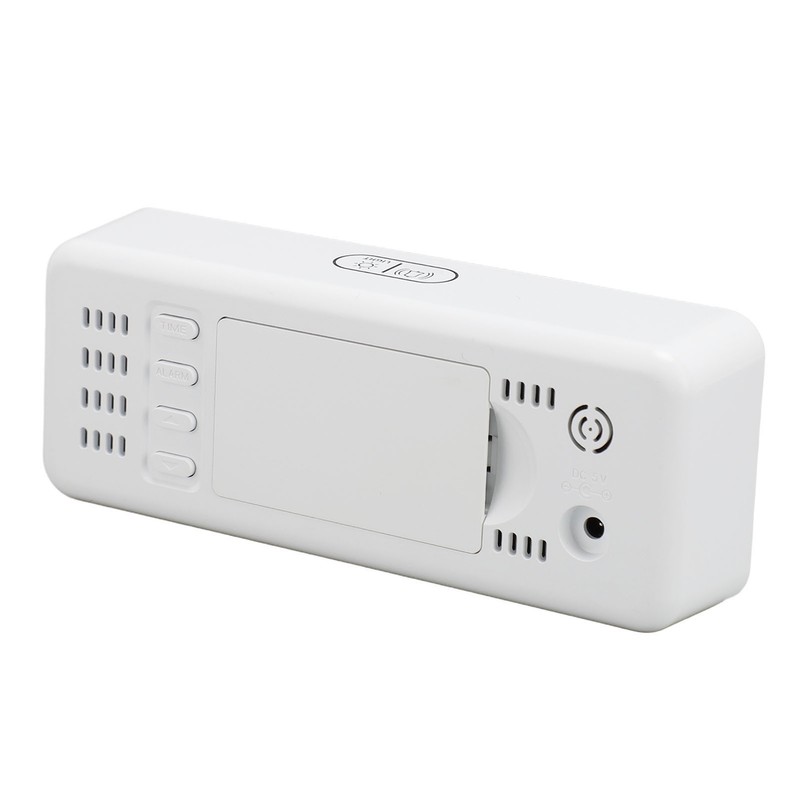 LED Clock Dual Mode Auto Dimming Temperature Display Snooze Function