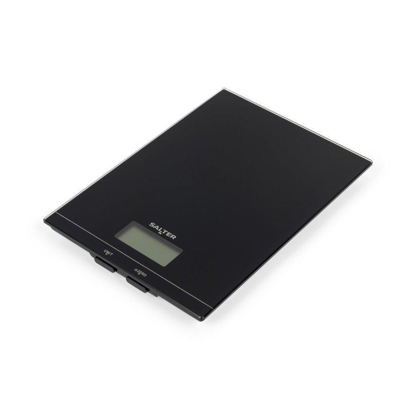 Salter Glass Electronic Kitchen Scales - Digital Baking Scale, Add