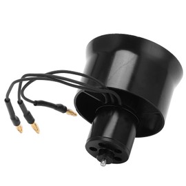 Duct Fan with Brushless Motor, QX Motor 30mm EDF 6 Blade Duct Fan QF1611‑7000KV 2‑4S with Motor for RC Airplane