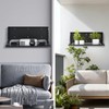 Flip Down Wall Mount Keyboard Tray, 24 Inch Keyboard Holder