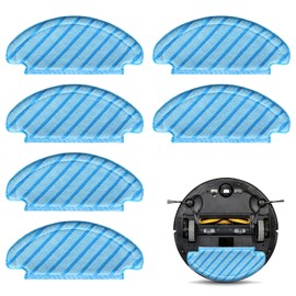 BSITSSS Pack of 6 Wipes for Deebot N8, Replacement Cleaning Cloth Wipes for Ecovacs Deebot Ozmo T8, Cleaning Cloths Accessories for Deebot N8 N8+ N8 Pro N8 Pro+ T8 T8 AIVI T8 Max T9 T9+