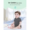 PATPAT Modal Baby Bodysuits Summer Cool - Morandi Short Sleeve