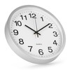 bakbrand Wall Clock Modern Simple Style Round Plastic Decor Clock