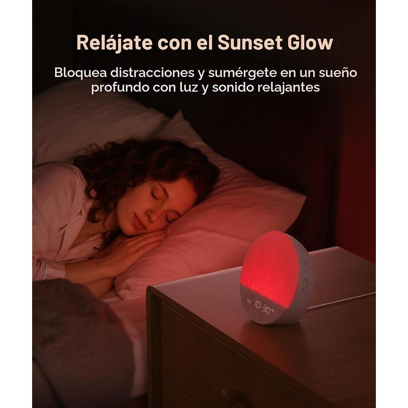 Dreamegg Sunrise 1 Despertador con Luz Amanecer y Sonidos para